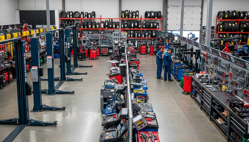 Equipamiento para taller automotriz